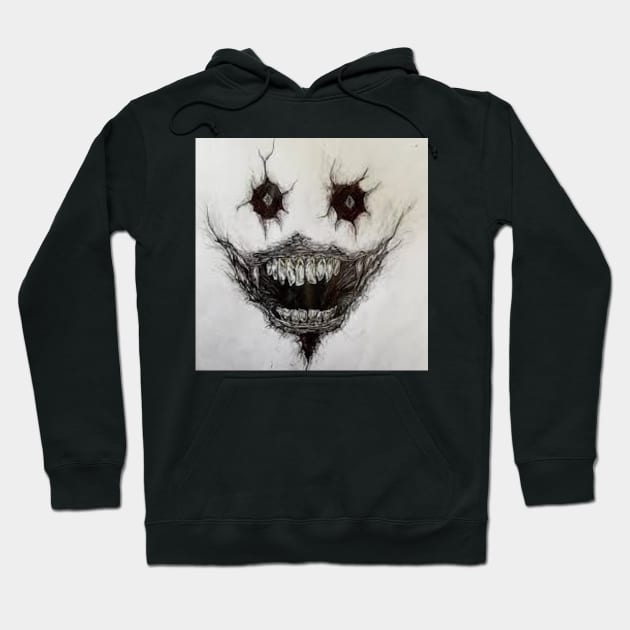 Scary face Hoodie by HELLINISMOS